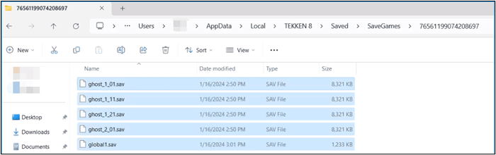 access save files takken 8 