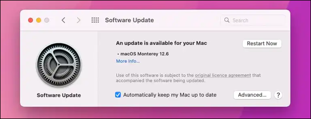 check Software update