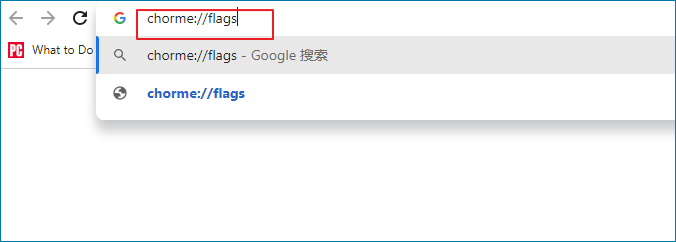  Type Type chrome://flags