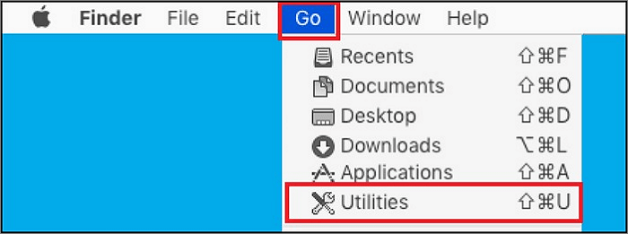 click on utilities