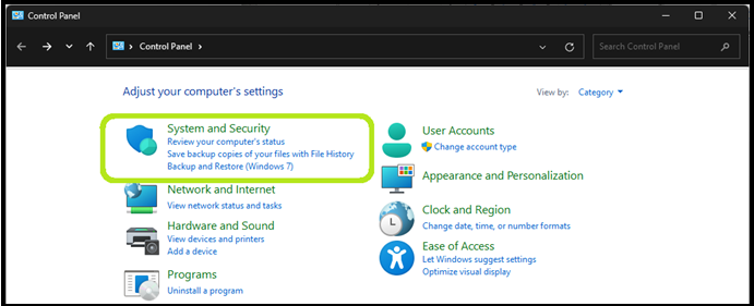 configure windows firewall