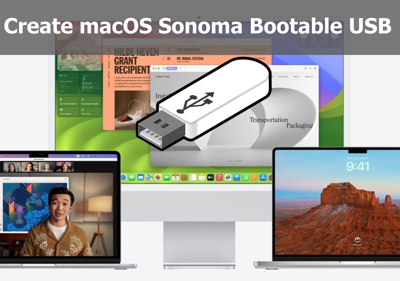 create macOS Sonoma bootable installer