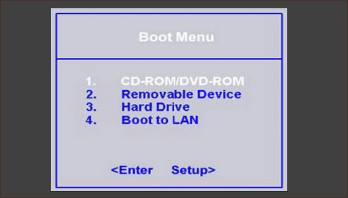 boot menu