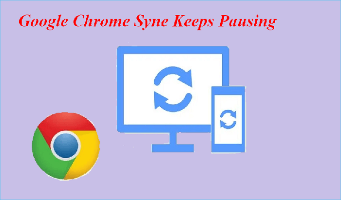 google chrome sync keeps pausing