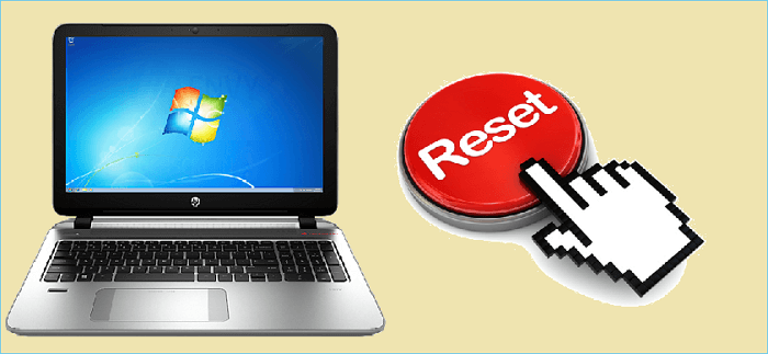 factory reset laptop windows 7