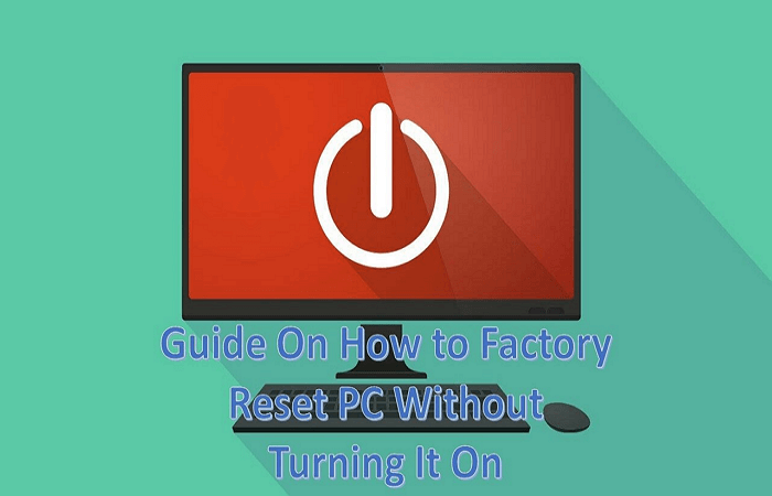 how to factory reset a computer that won't turn on