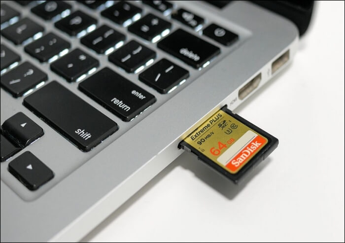 Sd card slot on Mac