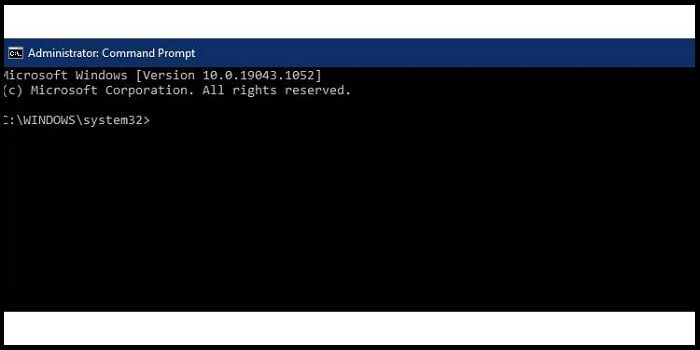 open command prompt window 