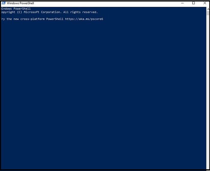 powershell interface