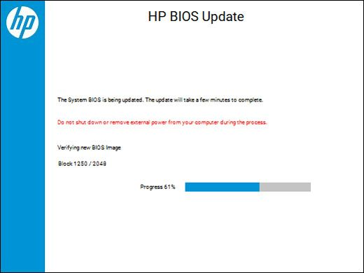 update bios on hp laptop