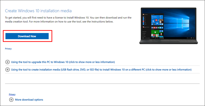 download windows 10 installation media