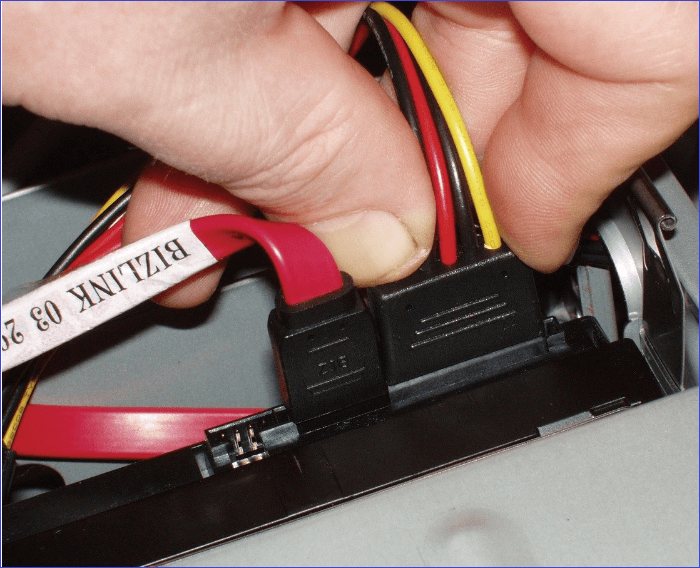 use a sata power connector