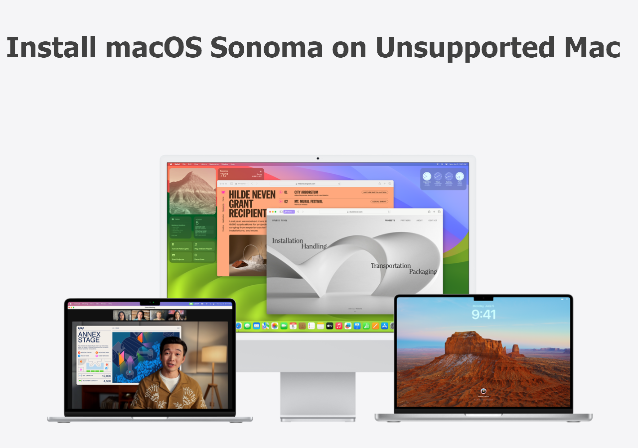Install macOS Sonoma on Unsupported Mac
