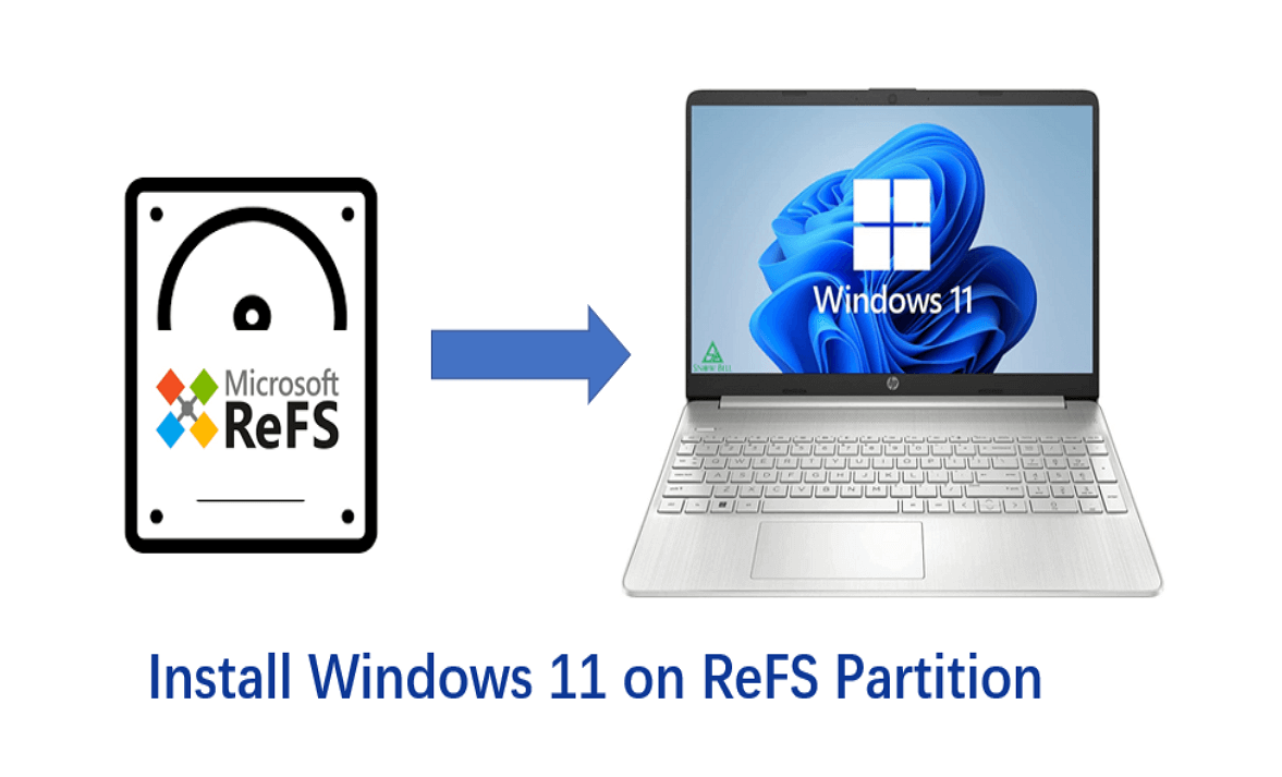 install Windows 11 on ReFS partition