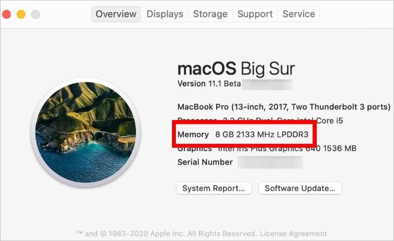 fix macOS 13 Ventura upgrade failed by checking RAM