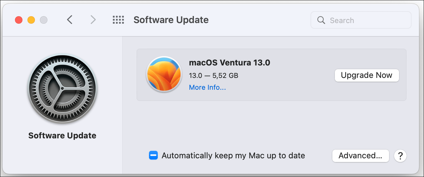 install macOS Ventura