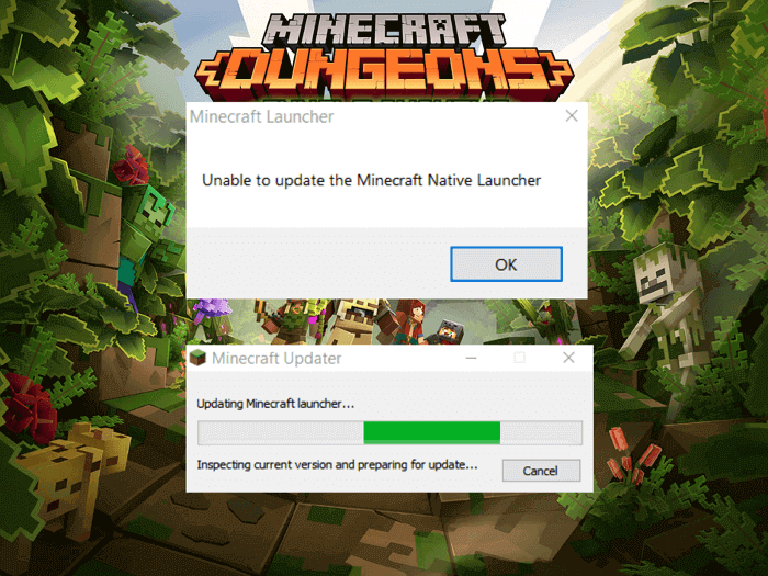 minecraft launcher problem