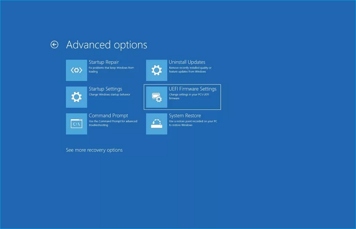 UEFI Firmware Settings