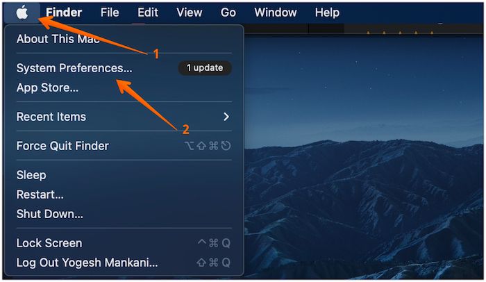 open system preferences