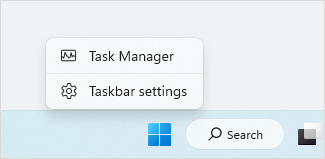 open Task Manager on Windows 11