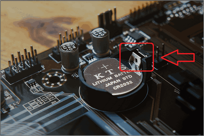 CMOS battery pops out