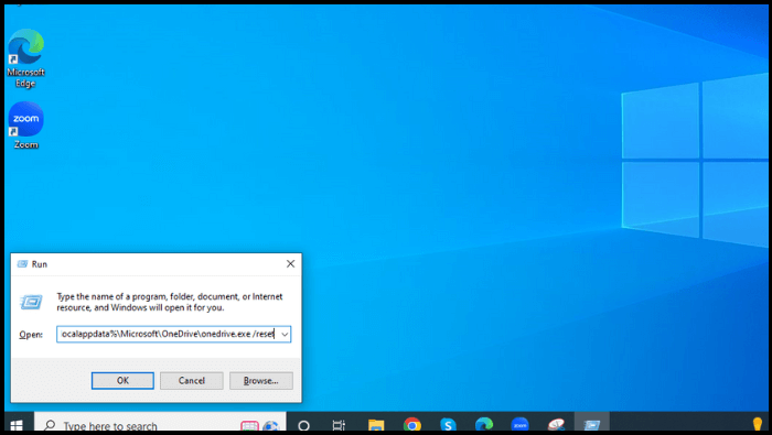 reset onedrive-2