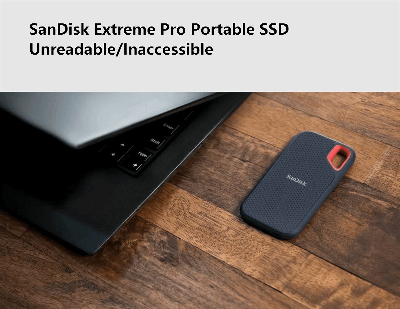 SanDisk Extreme Portable SSD failed