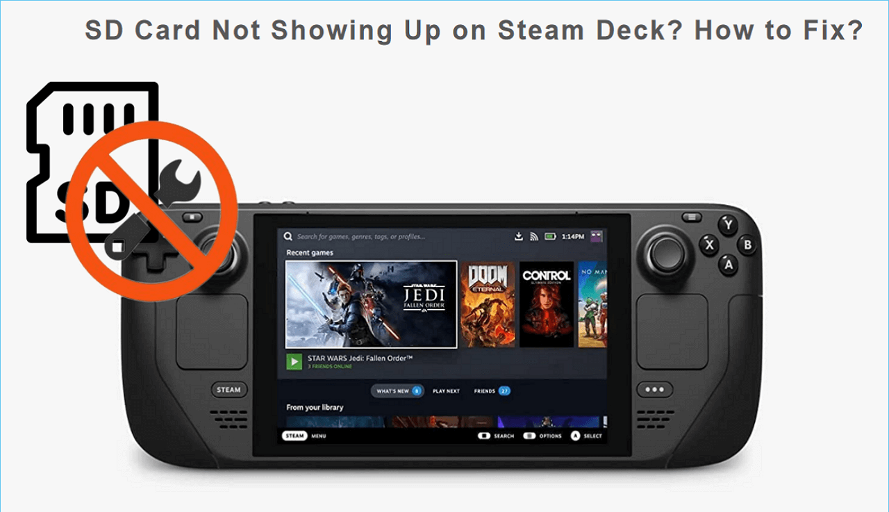 steam deck not recognize sd card