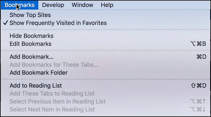 add bookmark folder