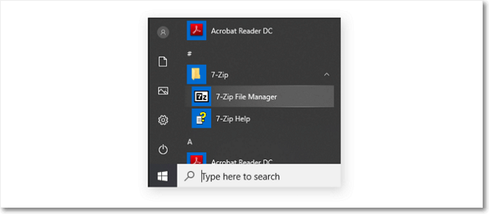 select zip file manager