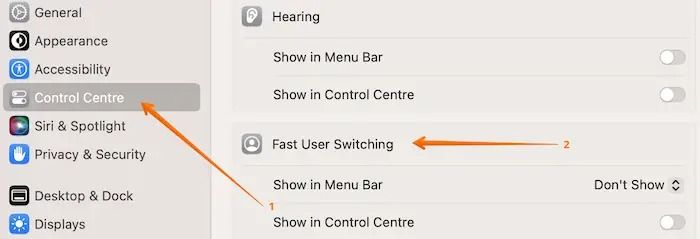 Fast User Switching