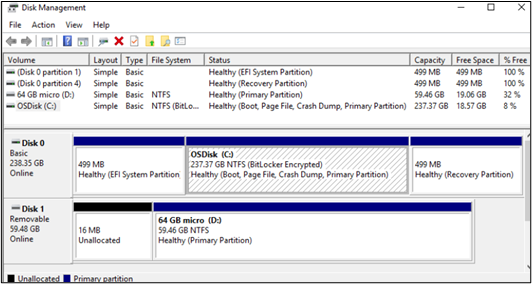 disk management window