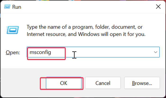 system configuration