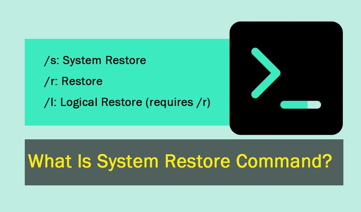 System restore command