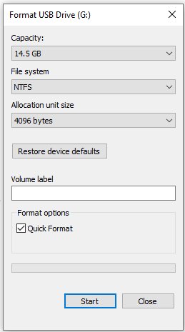 locate and right click on the external hard drive