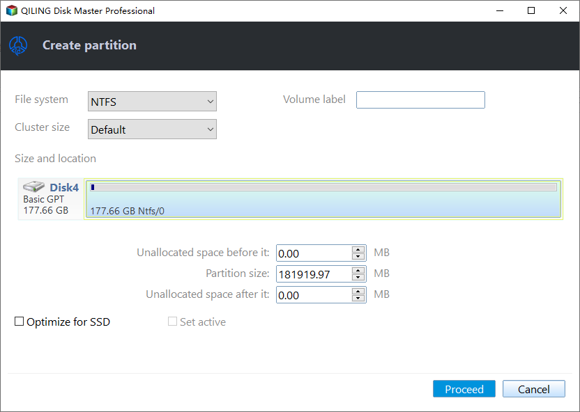 new disk guide partition external hard drive step 2