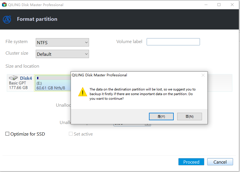 Format RAW Drive Partition - Step 4