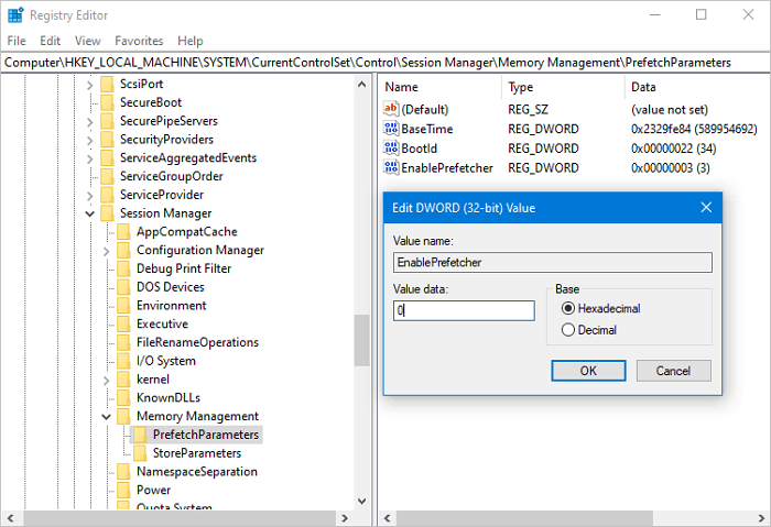 fix service host superfetch high disk usage - disable superfetc in registry