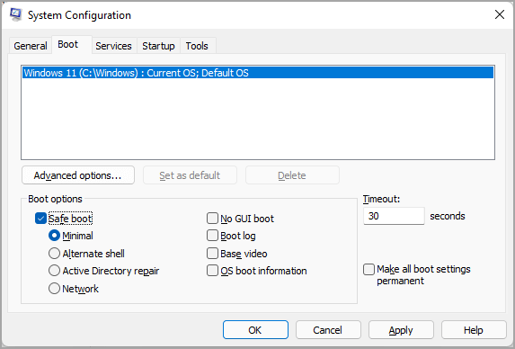 enable safe boot 2