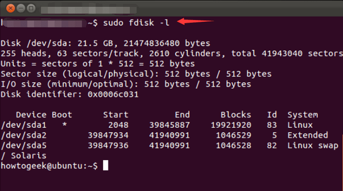 fdisk create partition - 1