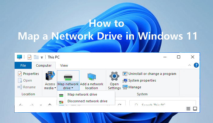How To Map A Network Drive Windows 11 