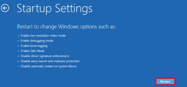 Fix Windows 10 Stuck At Loading Screen Error By Reboot Pc From Safe Mode