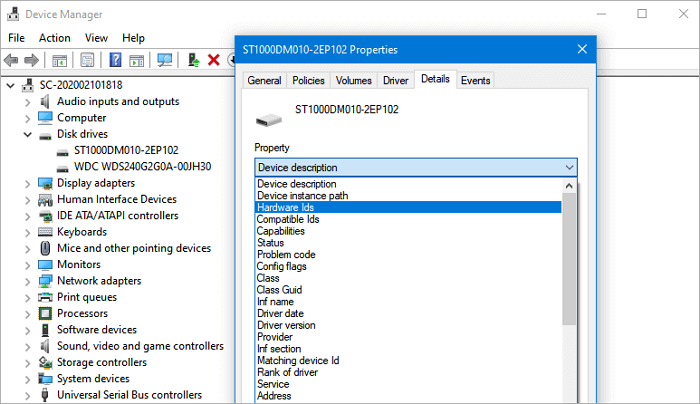 repair SSD - update firmware