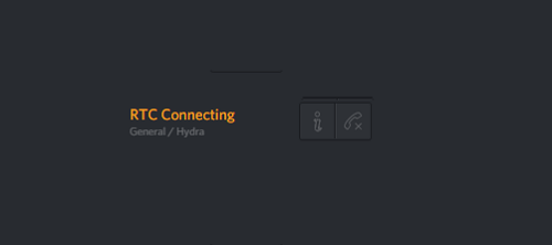 Discord RTC Connecting