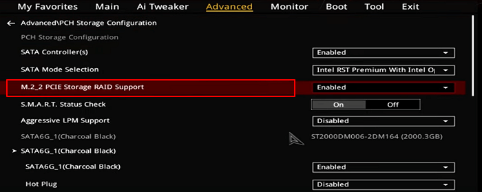 enable pcie support