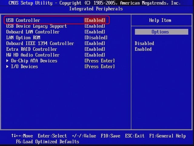 initialize hard drive in BIOS