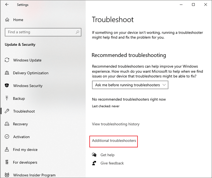 run internet troubleshooter to fix RTC connecting