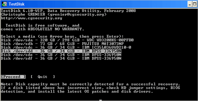 testdisk ssd recovery