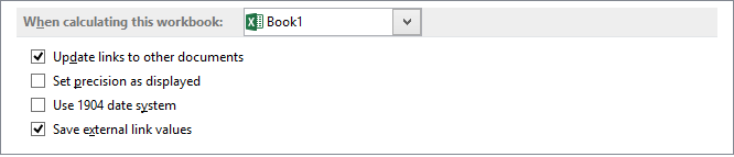 disable calculating option in excel