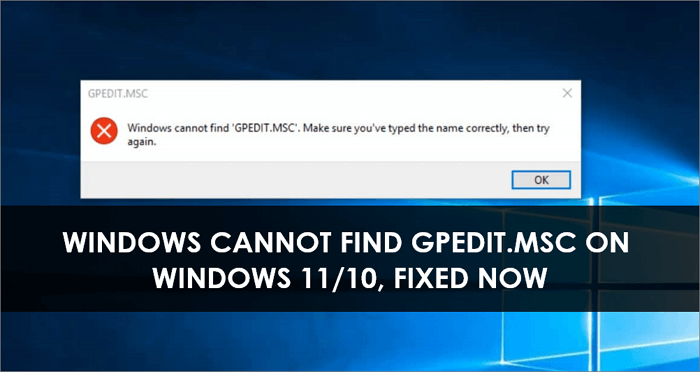 Windows Cannot Find gpedit.msc Windows 10/11[Fixed Now] - Qiling